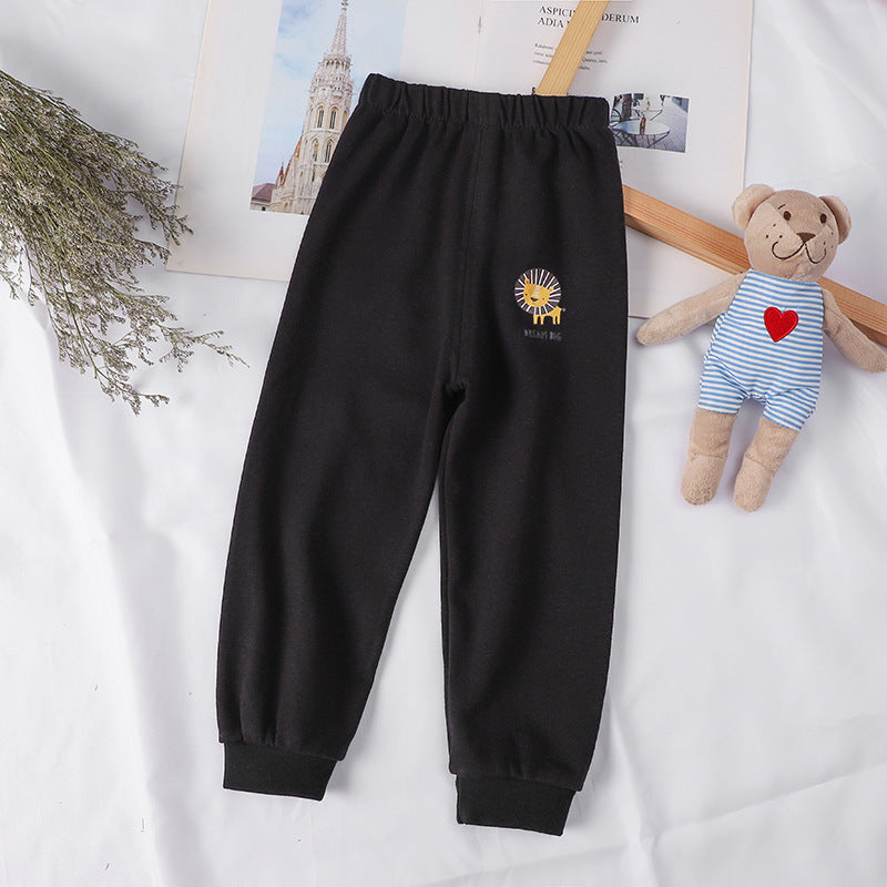 [514116] - Bawahan Panjang / Celana Jogger Fashion Anak - Motif King of Animals
