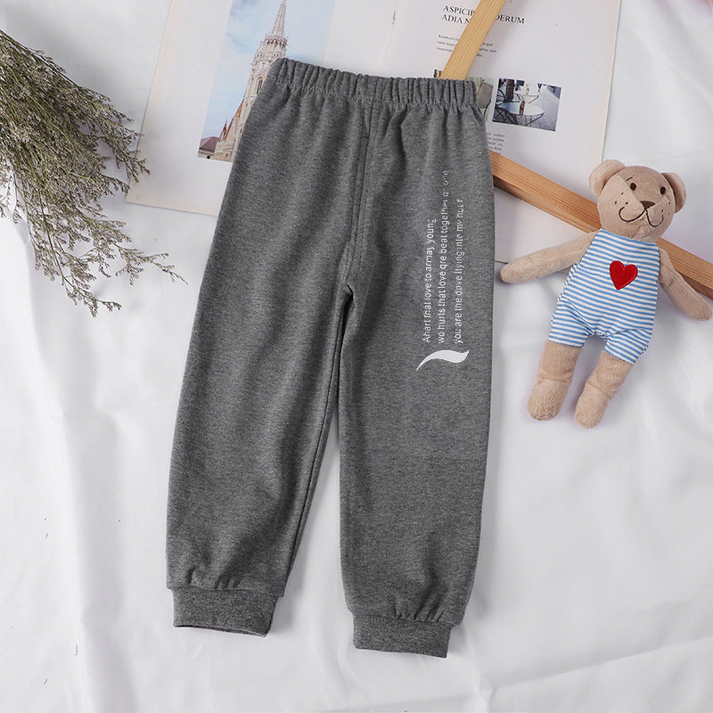 [514119] - Bawahan Panjang / Celana Jogger Fashion Anak - Motif Sports Alphabet