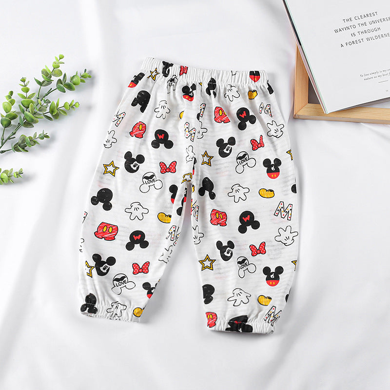 [514124] - Bawahan Panjang Import / Celana Harem Fashion Anak - Motif Love Mickey