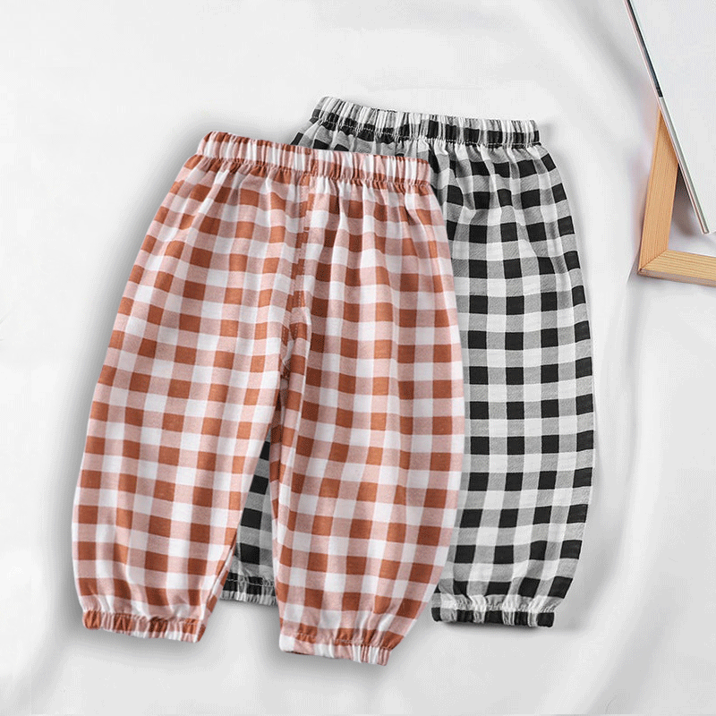 [514129] - Bawahan Panjang / Celana Harem Fashion Anak - Motif Abstract Plaid