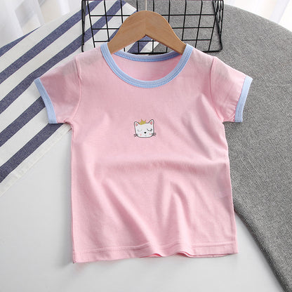 [514143] - Import Atasan Kaos Anak / Baju Atasan Anak - Motif Cat Queen