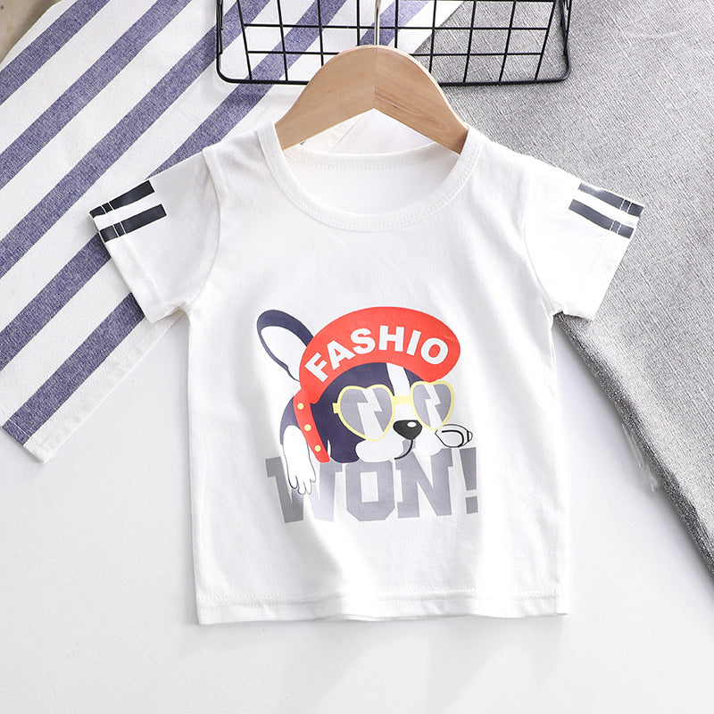 [514144] - Atasan Kaos Anak / Baju Atasan Anak - Motif Fashion Dog