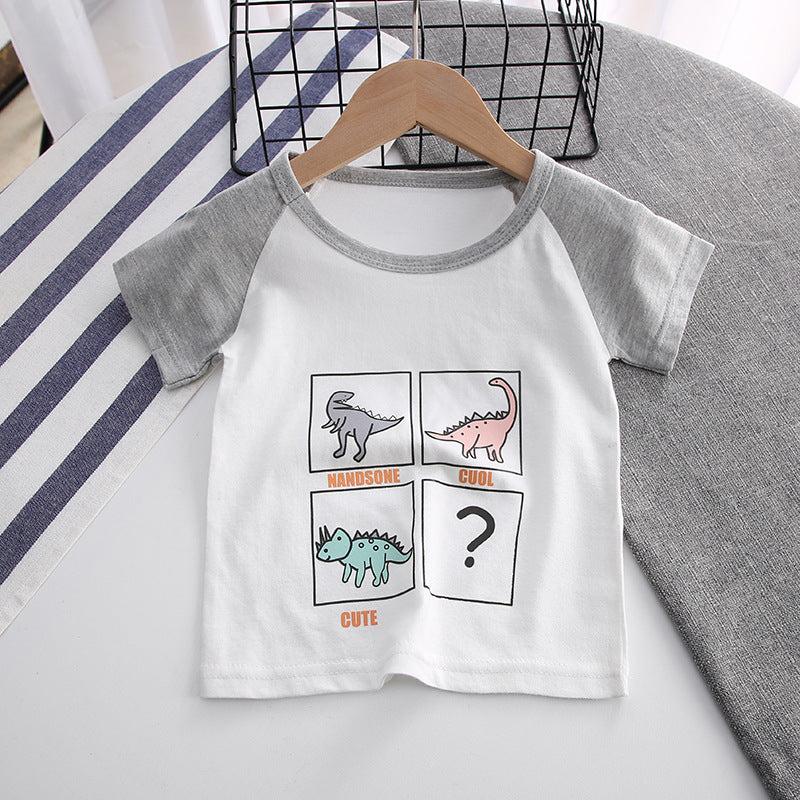 [514154] - Import Atasan Kaos Anak / Baju Atasan Anak - Motif Cool Dino