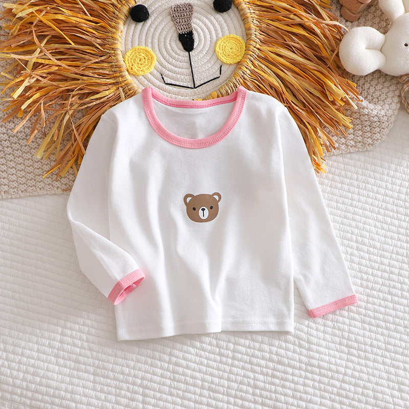 [514176] - Import Atasan Lengan Panjang Anak - Motif Bear Face