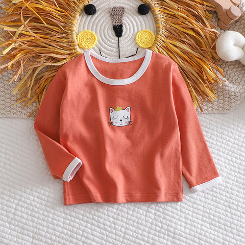 [514178] - Atasan Lengan Panjang Anak - Motif Cat Queen