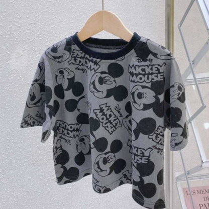 [516102] - Atasan Kaos Pendek Style Import - Motif Mickey Mouse
