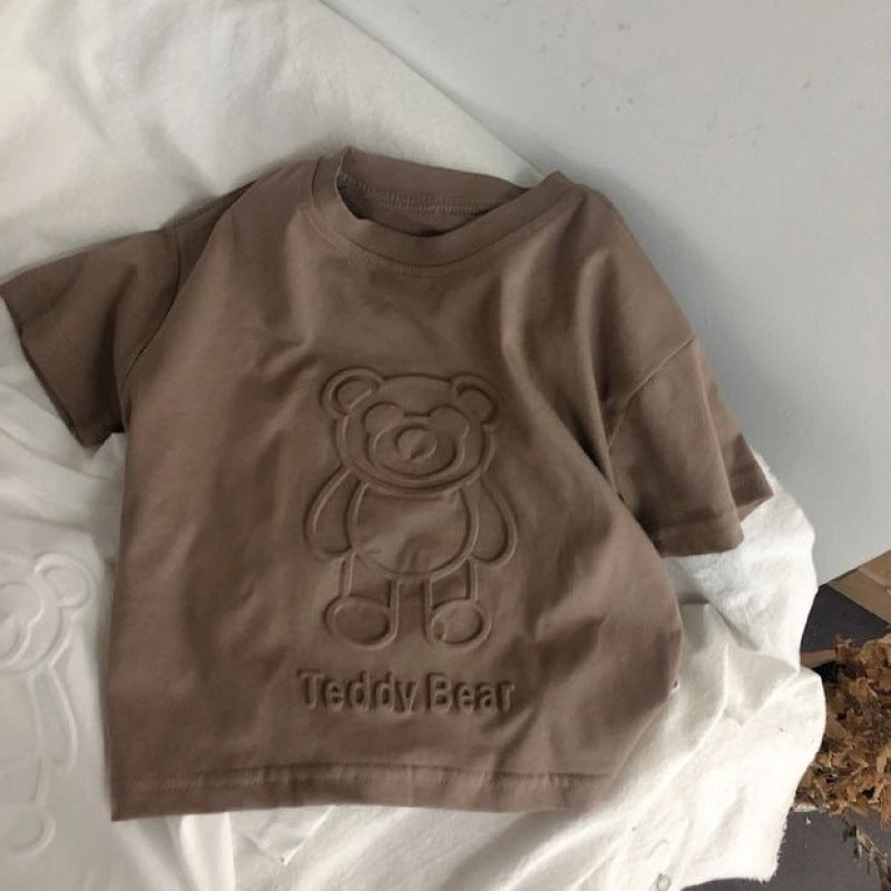 [516104] - Atasan Kaos Pendek Style Import - Motif Bear