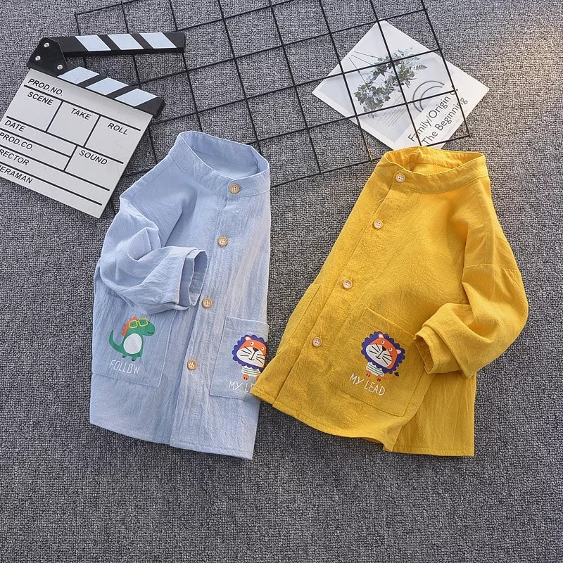 [513253] - Atasan Kemeja Fashion Anak - Motif Follow My Lead