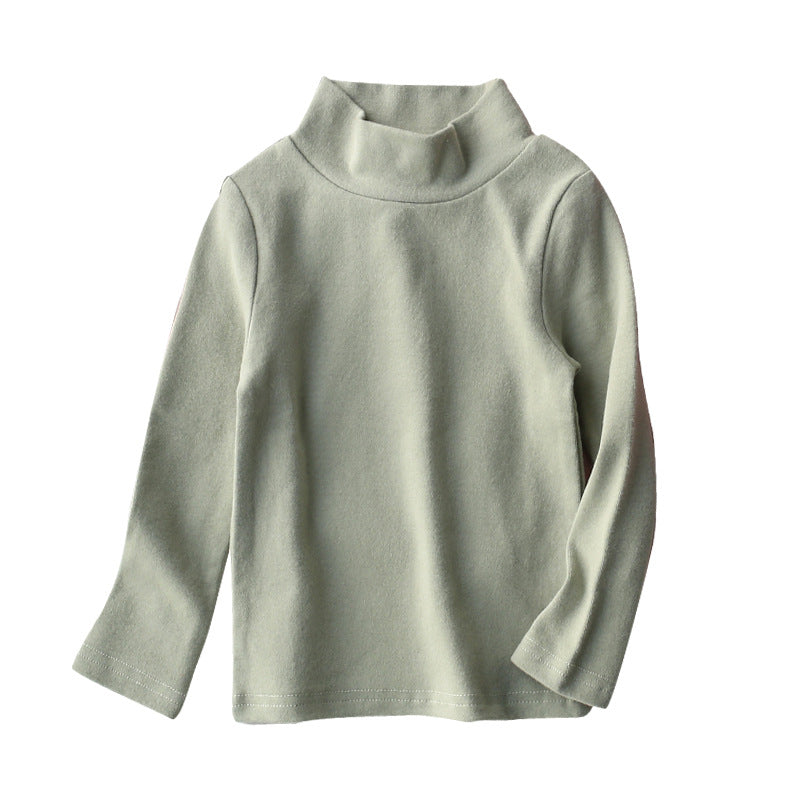 [602102-Small Size Girly Colors] - Baju Atasan Kaos Lengan Panjang Sweater Turtleneck Anak Perempuan - Motif Soft