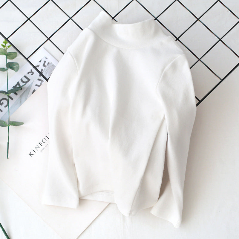 [602102-Small Size Girly Colors] - Baju Atasan Kaos Lengan Panjang Sweater Turtleneck Anak Perempuan - Motif Soft - BABYHOKI STORE