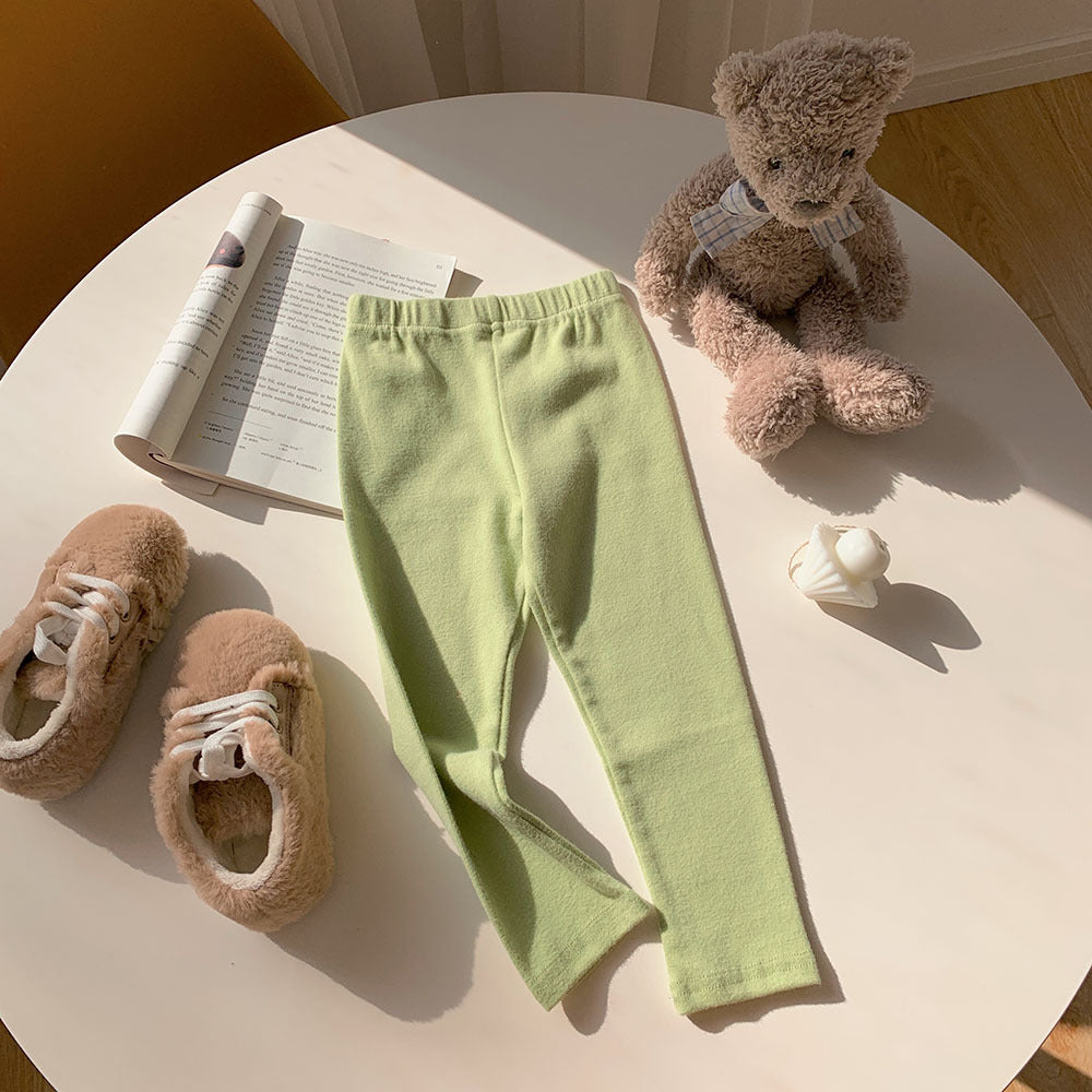 [602105-Small Size Girly Colors] - Bawahan Celana Panjang Legging Polos Anak Perempuan - Motif Plain