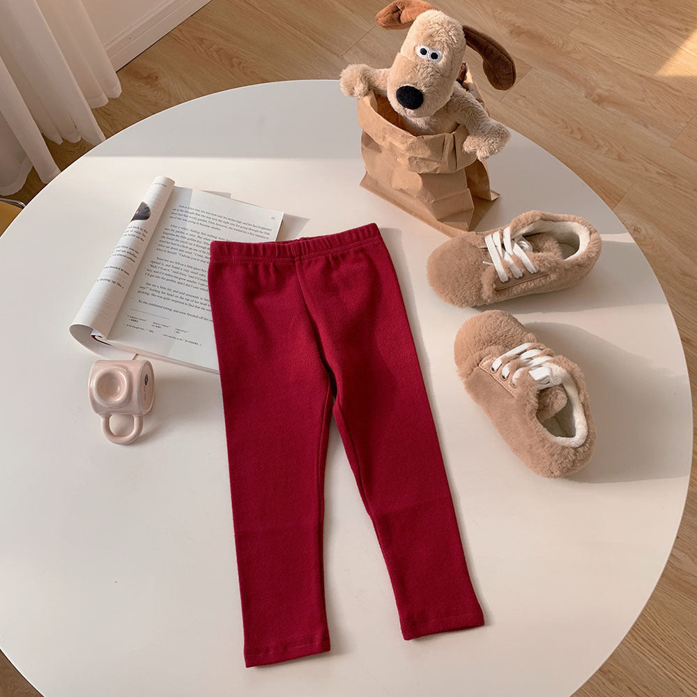 [602105-Small Size Girly Colors] - Bawahan Celana Panjang Legging Polos Anak Perempuan - Motif Plain