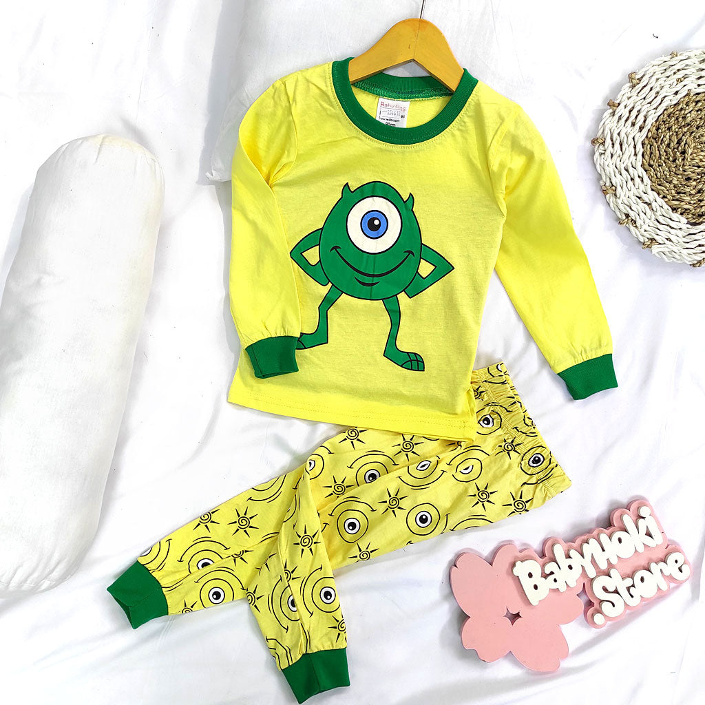 [354616] - Baju Tidur / Setelan Piyama Anak - Motif Monster University