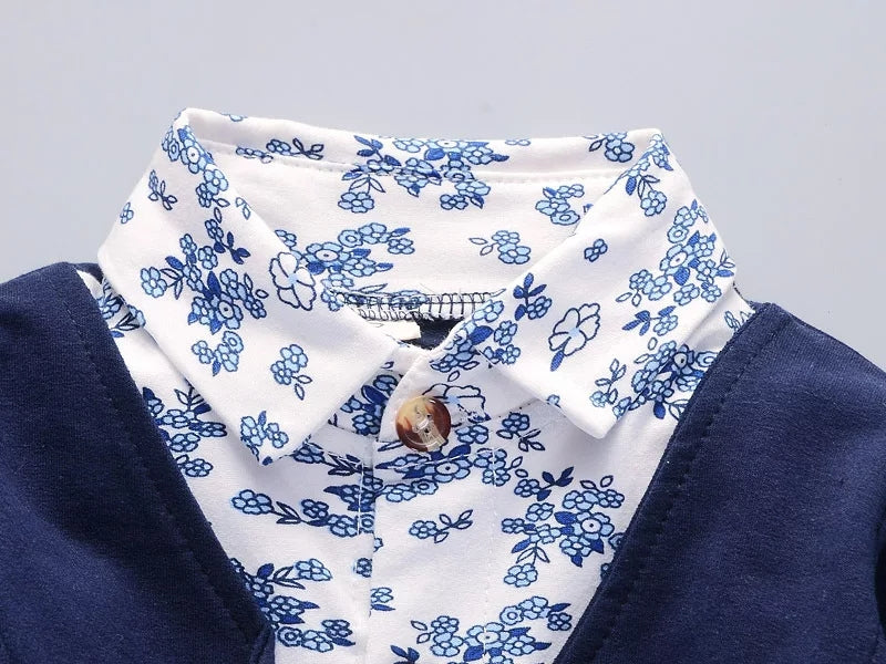 [368256] - Setelan Fashion Keren Anak - Motif Flower Shirts