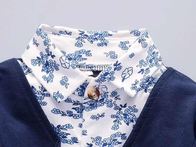 [368256] - Setelan Fashion Keren Anak Import - Motif Flower Shirts