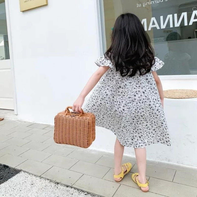 [507331]- Dress Fashion Anak Perempuan - Motif Unique Lace