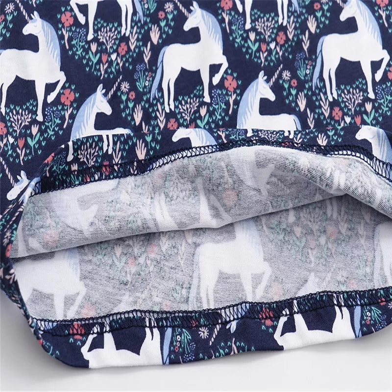 [357463] - Atasan Anak / Kaos Anak / Baju Atasan Summer Anak Trendi - Motif Beautiful Unicorn