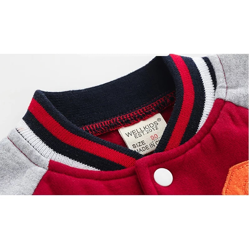 [513125] - Atasan Jaket Fashion Anak - Motif Nine Logo Bordir