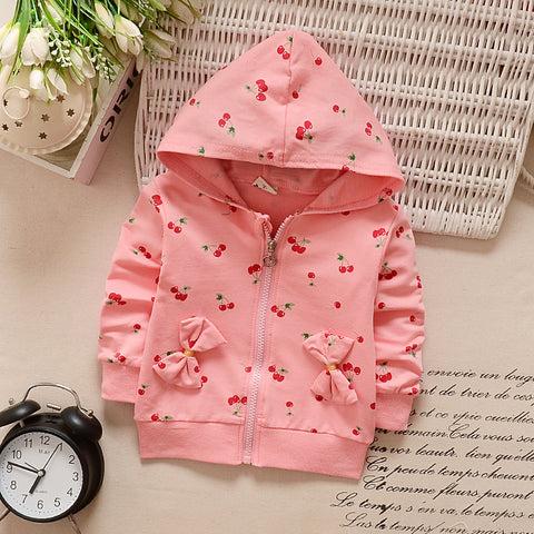 jual [102139] - Jaket Hoodie Anak 1- 4 Thn Motif Cute Cherry [B1120] 