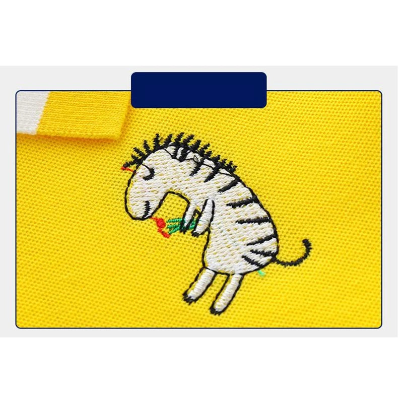 [513189] - Atasan Kaos Polo Anak Cowok - Motif Wild Animal