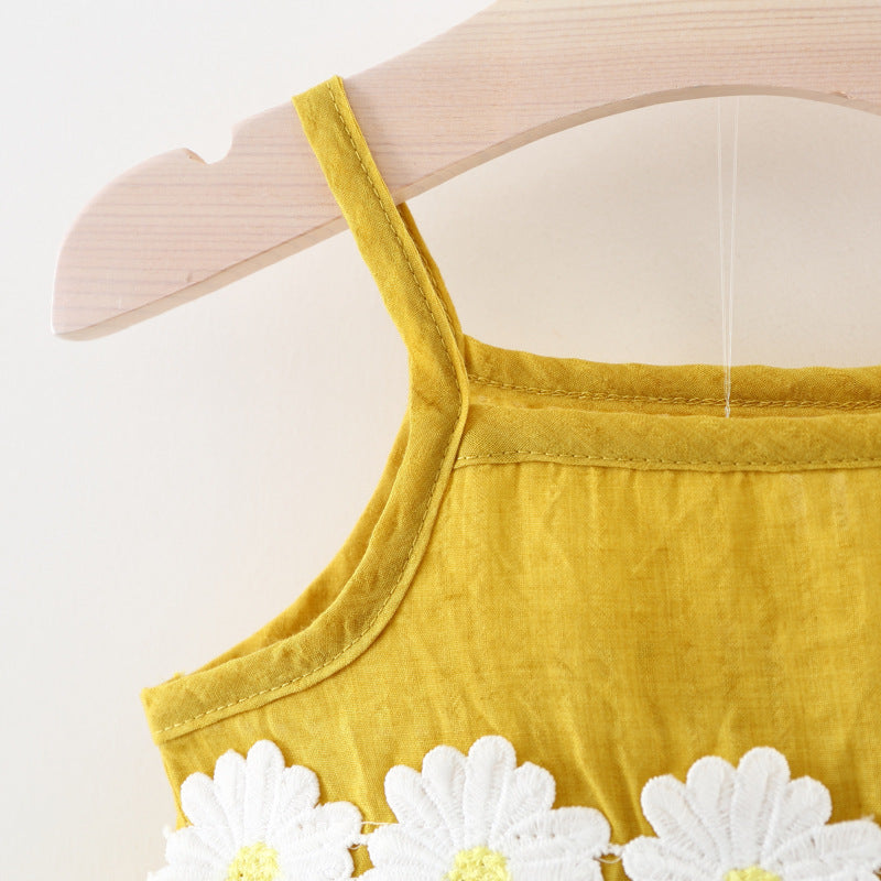[340128] - Setelan Blouse Fashion Anak Perempuan - Motif Flower Row