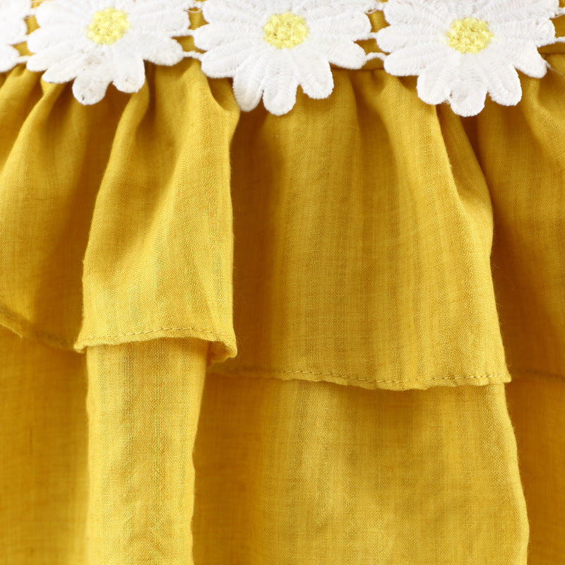 [340128] - Setelan Blouse Fashion Anak Perempuan - Motif Flower Row