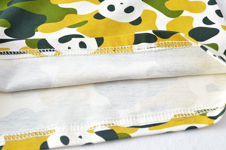[357199] - Atasan Anak / Kaos Anak / Atasan Summer Anak Stylish - Motif Colorful Pandas