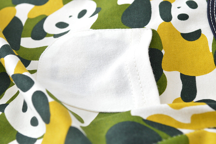 [357199] - Atasan Anak / Kaos Anak / Atasan Summer Anak Stylish - Motif Colorful Pandas