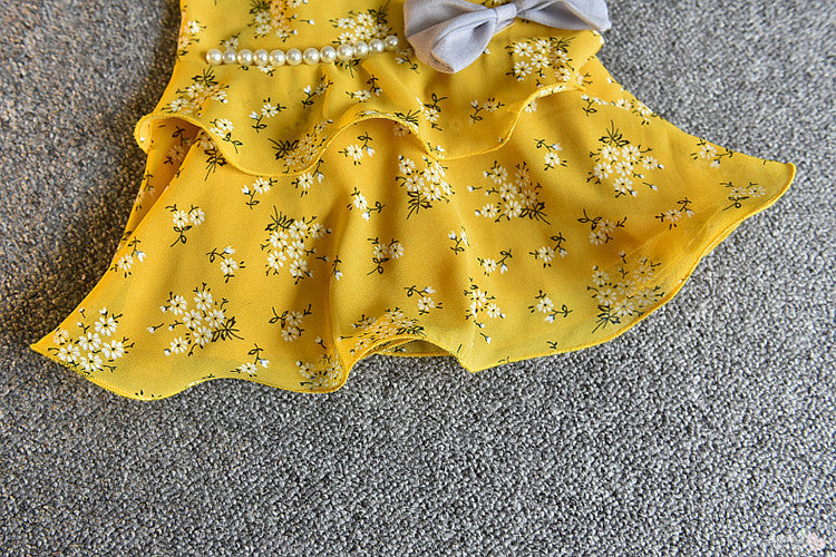 [363106-PINK] - Setelan Fashion Anak Perempuan Modish - Motif Lots of Flowers