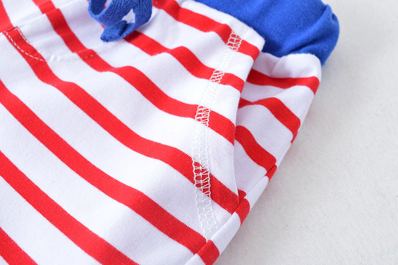 [357155] - Celana Training Anak  / Celana Santai Anak - Motif Red and White Lines
