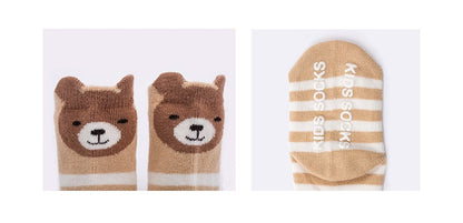 [375128-BEAR] - Kaos Kaki Bayi Lucu / Kaos Kaki Anak Import - Motif Bear