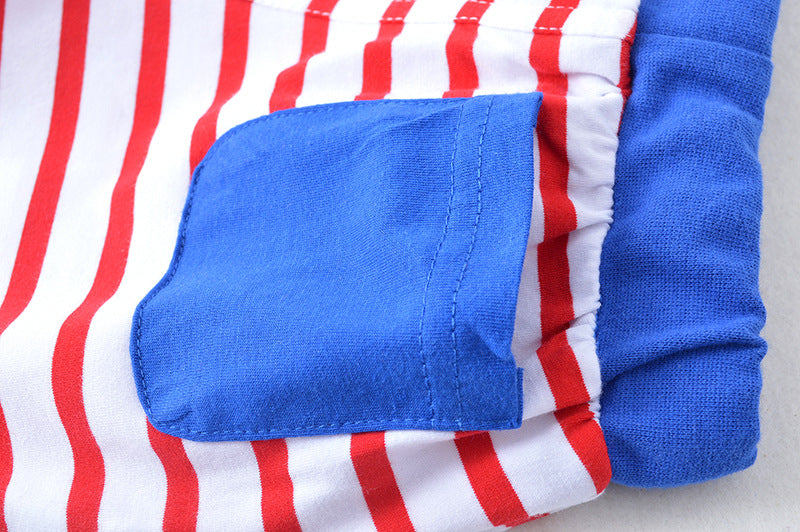 [357155] - Celana Training Anak  / Celana Santai Anak - Motif Red and White Lines