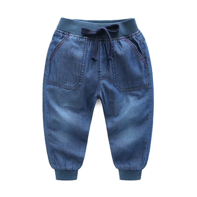 [513279] - Bawahan Keren Celana Jogger Jeans Anak - Motif Jeans Strap