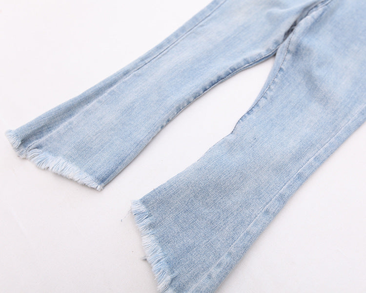 [508166] -Celana Panjang Import Anak Kekinian - Motif Plain Jeans