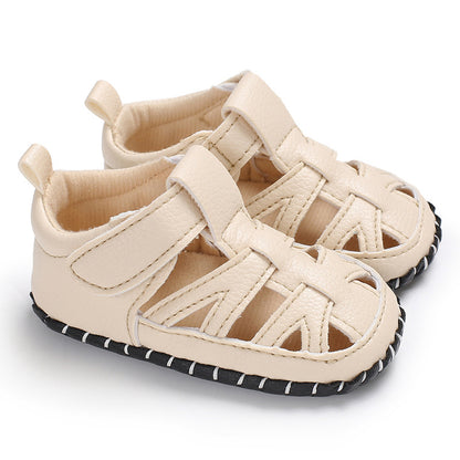 [105218-BEIGE] - Sepatu Bayi Prewalker - Motif Casual Adhesive