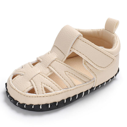 [105218-BEIGE] - Sepatu Bayi Prewalker - Motif Casual Adhesive