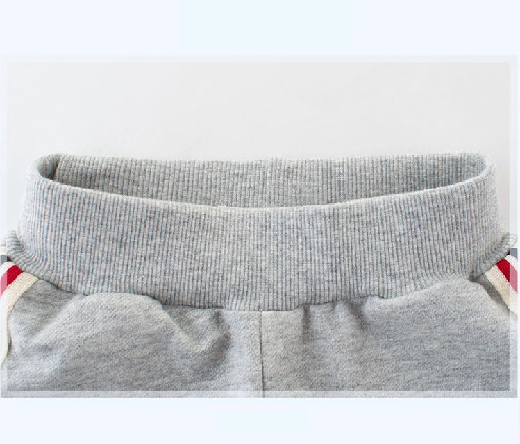 [121296-GRAY] - Celana Training Anak - Motif Five Lines