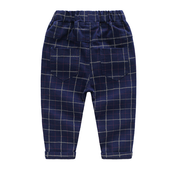 [513266] - Bawahan / Fashion Celana Chino Trendy Anak - Motif Casual Gingham