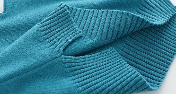[513393] - Atasan Sweater Kekinian Fashion Anak Cowok Import - Motif Collar Line