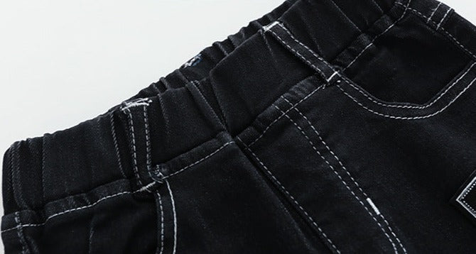 [513622] - Bawahan Celana Panjang Jeans Import Anak Cowok - Motif Fodoff Anchor