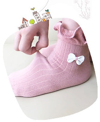 [376111] - Kaos Kaki Anak Lucu Import - Motif Solid Color