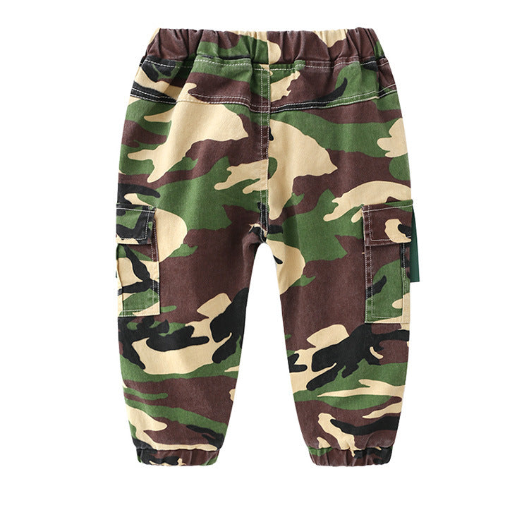 [513273] - Bawahan / Celana Jogger Kargo Anak - Motif Love Army