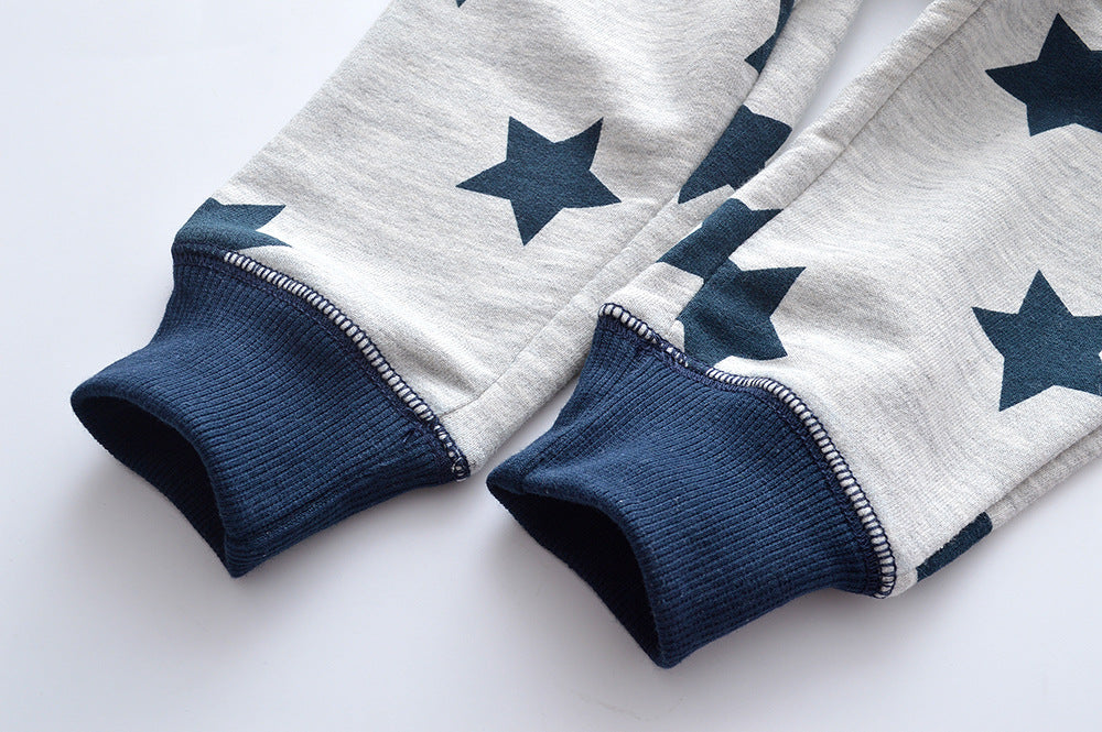 [357161] - Bawahan Anak / Celana Jogger Anak - Motif Gray Star