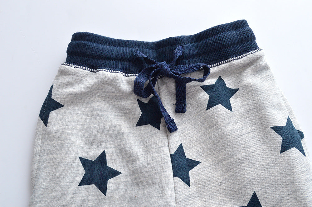 [357161] - Bawahan Anak / Celana Jogger Anak - Motif Gray Star