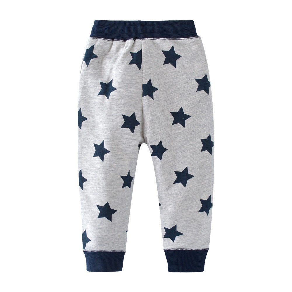 [357161] - Bawahan Anak / Celana Jogger Anak - Motif Gray Star
