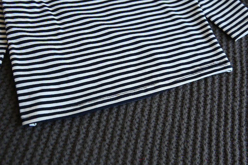 [363152] - Setelan Fashion Anak Perempuan Modish / Setelan Anak - Motif Horizontal Line