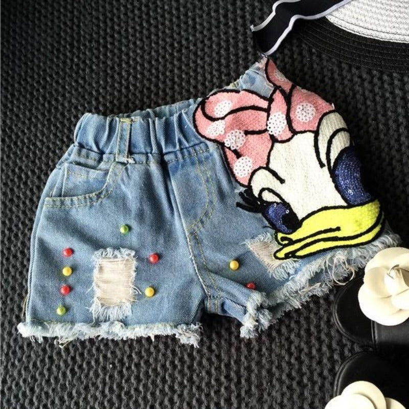 [508115] - Celana Jeans Anak Kekinian - Motif Duck
