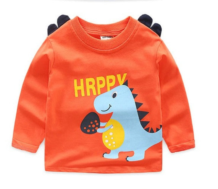 jual [119125] - IMPORT Atasan Anak 2- 5 Thn Long - Sleeve Dino Happy  [B1155] 