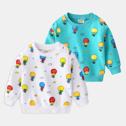 [513212] - Atasan Anak Sweater - Motif Flying Crocodile