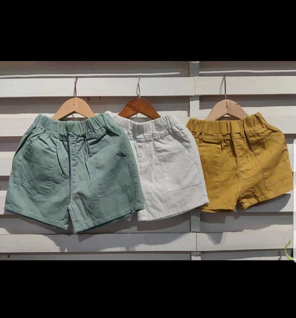 [001419] - Bawahan Celana Pendek Chino Import Anak Cowok - Motif Two Pockets